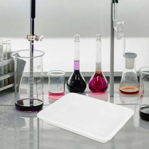 Bandejas De Laboratorio De Plástico Para Servir, 4 Unidades,