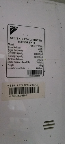 Mini-split Daikin Serie Cl (Usado)