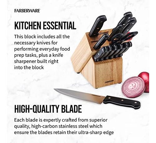 Set De Cuchillos Triple-rivet De Farberware 14 Piezas Con Af