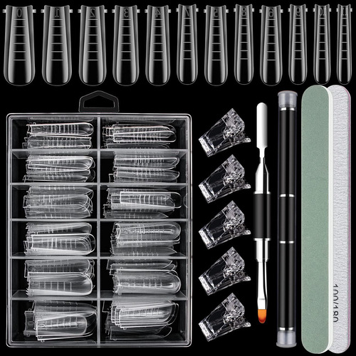 Juego De Doble Forma De Uas, Molde De Extensin De Uas De Gel