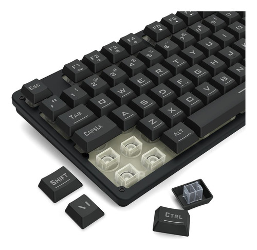 Teclado Membrana Gamer Redragon Netherbane Rainbow K521-r