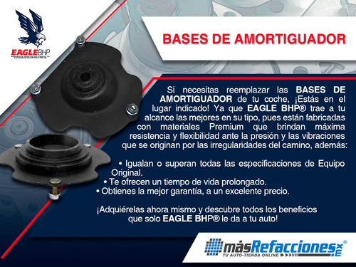 Base Amortiguador Delantera Izq/der Outlander L4 2.4l 03-06