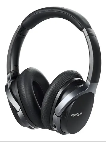 Fone de ouvido over-ear sem fio Edifier W860NB black com luz LED