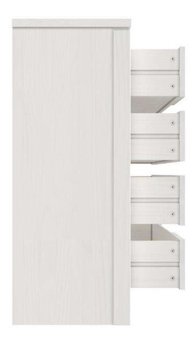 Cômoda 4 Gavetas Madma Cor Branco