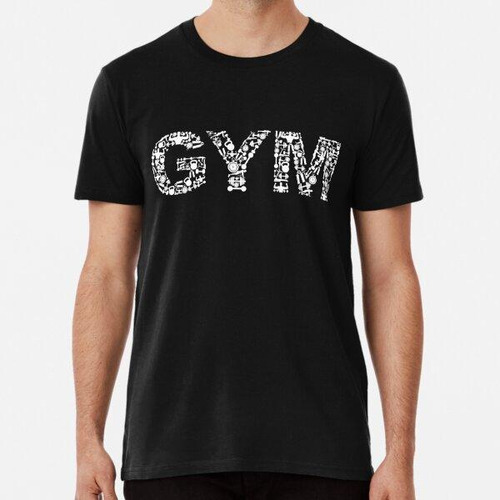 Remera Fitness Clock Typography Gym Sports Silhouette Letter