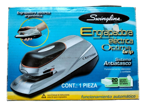 Engrapadora Eléctrica Swingline, Optima Grip, 20 Hojas