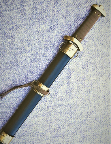 Espada Celtica Vikinga De Acero Con Funda Rigida