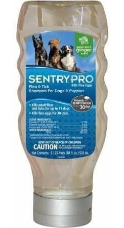 Sentry Pro Y Pulgas De Perros Párr Tick Champú, 18 Oz