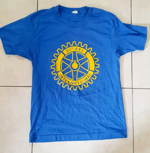 Playera Vintage 80s Screen Stars Epoca Rotary International