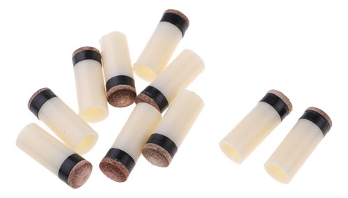 10pcs Puntera De Taco De Billar De Plástico Y 13 Mm Mm