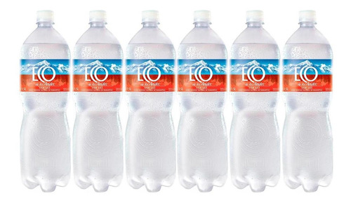 Agua Mineral Eco De Los Andes Con Gas 1.5lts X6 Fullescabio