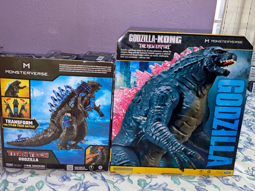 Playmates, Godzilla X Kong, Godzilla Evolved, Titan Tech (Usado)
