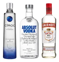 Comprar Vodka Cîroc 750ml + Absolut 750ml + Vodka Smirnorff 998ml