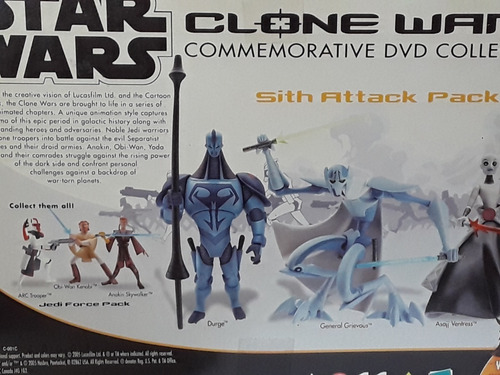 Star Wars Sith Attack Pack Clones Wars