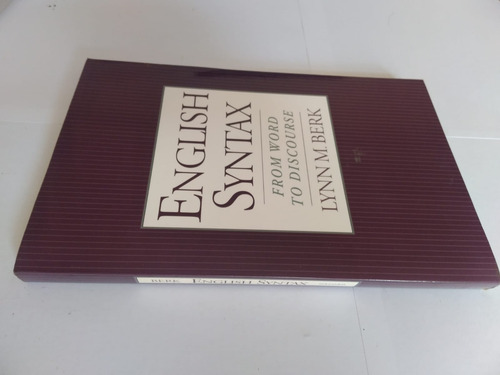 Livro Lynn M. Berk English Syntax: From Word To Discourse (Usado)
