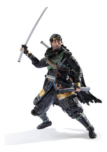Playstation, Ghost Of Tsushima, Figura De Jin Sakai 15 Cm (Usado)