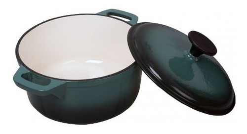 Imagen 2 de 3 de Cacerola Con Tapa Cast Iron Hierro Colado Con Cerámica
