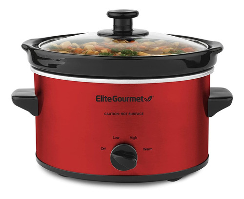 Elite Gourmet Mst-275xr# Óvalo Eléctrico Oval Slow Cooker, T