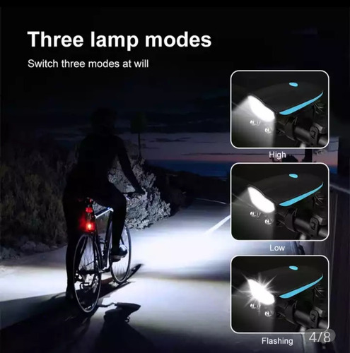 Imagen 3 de 8 de Luz Para Bicicletas