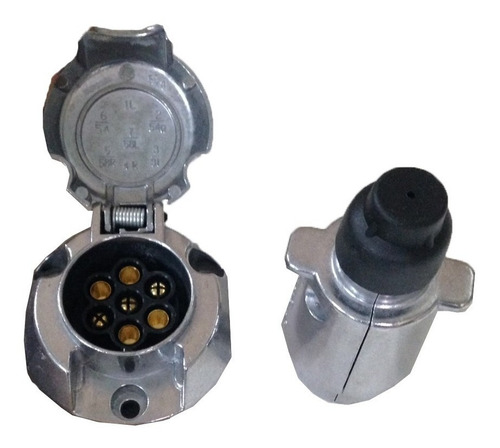 Conector Trailer Enchufe 7 Puntos Conectores Aluminio Univer