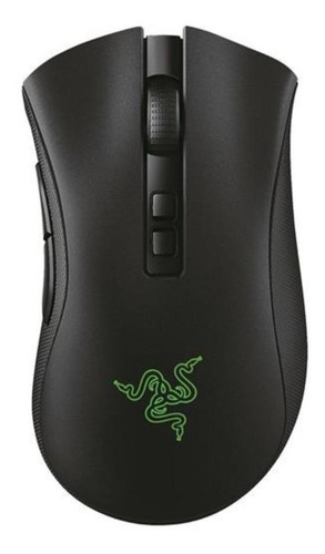 Imagen 1 de 4 de Mouse de juego inalámbrico recargable Razer DeathAdder V2 Pro negro