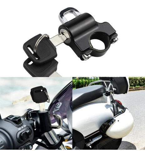 Candado Antirrobo Para Casco De Motocicleta Elegante Y Resis