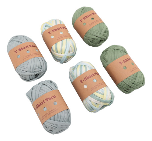 Camiseta Carpet Yarn De 6 Rollos, Suave, Elástica, Lavable
