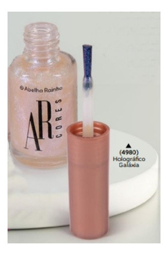 Esmalte Unhas Holográfico Galáxia Ar Cores Abelha Rainha 9ml