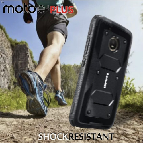 Imagen 6 de 6 de Case Moto E4 Plus Protector Completo C/ Clip Correa C/ Mica