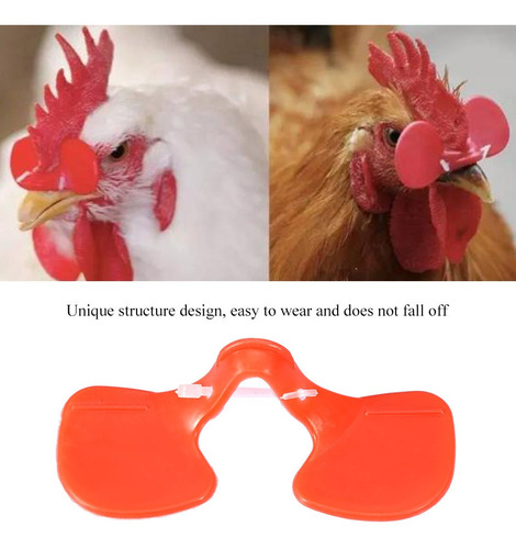 Gafas Protectoras De Pollo 100 Unidades Duraderos Ojos De Po