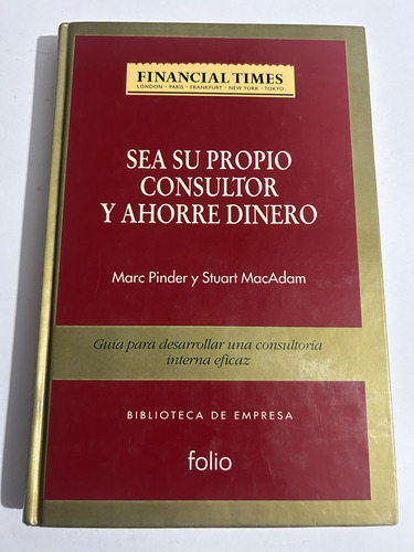 Libro Sea Su Propio Consultor Y Ahorre Dinero - Pinder
