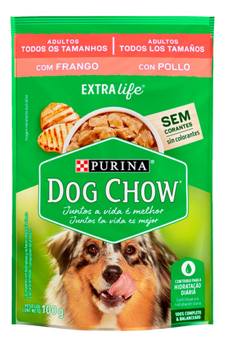 Alimento Para Perros Purina Dog Chow Adulto Con Pollo 100g