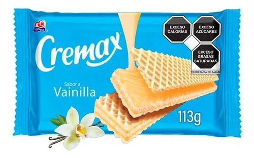 10 Pzas Galletas Gamesa Cremax Wafer Vainilla 113 G