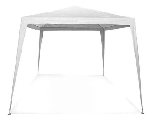 Importway Iwgzm-240br tenda gazebo desmontável base 3x3 m barraca praia camping branca com bolsa