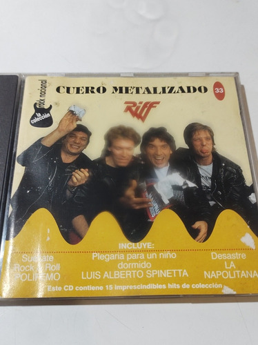 Riff Cuero Metalizado Cd Varios Artistas Rock Argentino