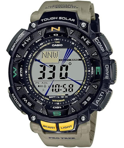 Reloj Casio Prg-240-5cr Pro Trek Tough Solar-negro