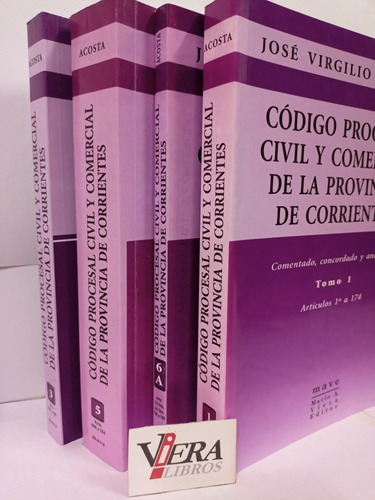 Código Procesal Civil Y Comercial De Corrientes - Acosta V.