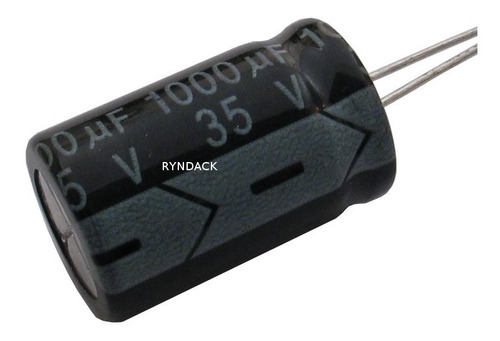 10 Peças * Capacitor Eletrolítico 1000uf 35v 105°c