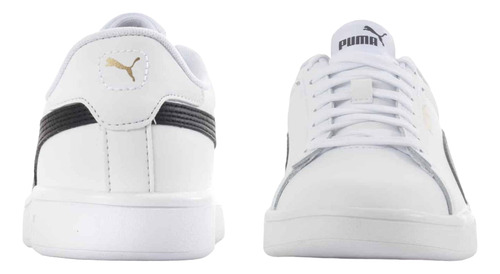 Tenis Puma Smash 3.0 L Casual Unisex Escolar - 39098711 Blanco