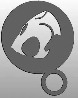 Coffee Stencil Logotipo De Thundercats- Figura Plastica