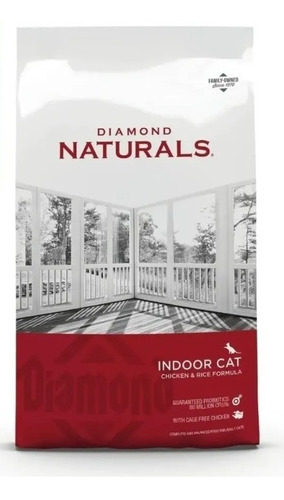 Diamond Naturals Gato Adulto Indoor 7,5kg - Mr Canino