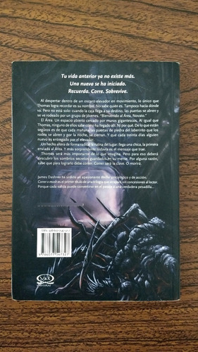 Libro Maze Runner: Correr O Morir (Usado)