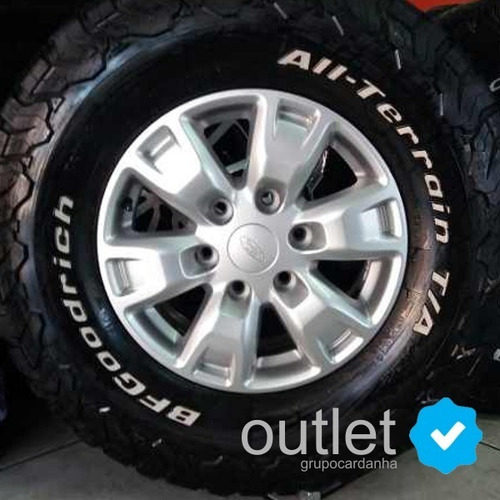 Imagem 4 de 6 de Calotinha Miolo Tampa Roda Ford Ranger Prata Xl Xls Xlt