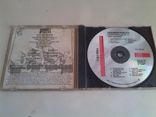 Cd Desorden Publico Varios Original