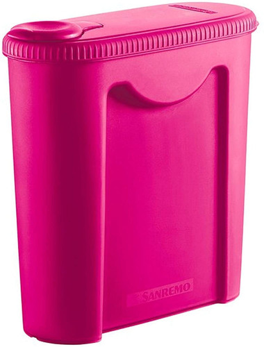 Olla dispensadora de alimentos San Remo, 2,3 L, color rosa