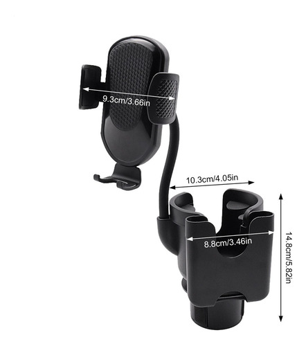 Soporte For Automóvil Con Portavasos For Teléfono Celular