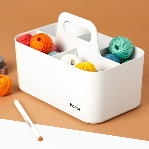 Set 2 Piezas Organizador Multiusos Grande Blanco