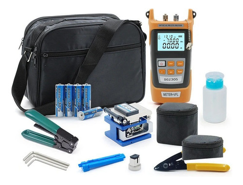 Kit Herramientas Fibra Óptica Medidor De Potencia Vfl
