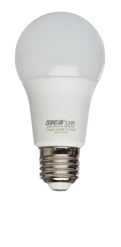 Lampara Led 13w Sica Luz Fría / Calida E27