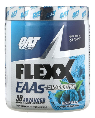 Aminoácidos Esenciales Gat Flexx Eaas 30 Servicios Sabor Blue Razz